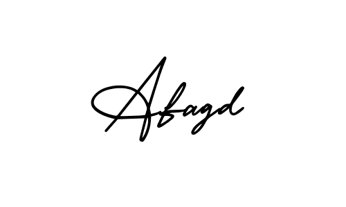 Create a beautiful signature design for name Afagd. With this signature (AmerikaSignatureDemo-Regular) fonts, you can make a handwritten signature for free. Afagd signature style 3 images and pictures png