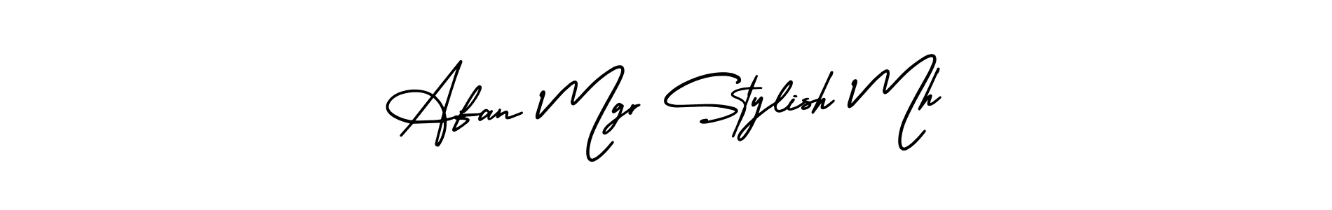 Once you've used our free online signature maker to create your best signature AmerikaSignatureDemo-Regular style, it's time to enjoy all of the benefits that Afan Mgr Stylish Mh name signing documents. Afan Mgr Stylish Mh signature style 3 images and pictures png