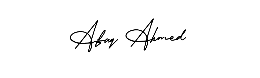 Make a beautiful signature design for name Afaq Ahmed. Use this online signature maker to create a handwritten signature for free. Afaq Ahmed signature style 3 images and pictures png