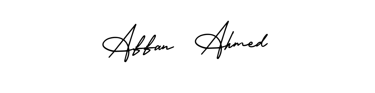 Here are the top 10 professional signature styles for the name Affan  Ahmed. These are the best autograph styles you can use for your name. Affan  Ahmed signature style 3 images and pictures png