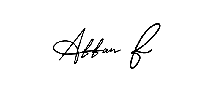 Check out images of Autograph of Affan F name. Actor Affan F Signature Style. AmerikaSignatureDemo-Regular is a professional sign style online. Affan F signature style 3 images and pictures png