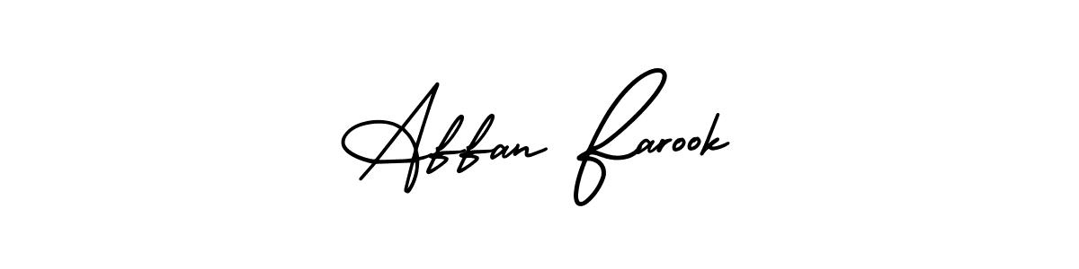 AmerikaSignatureDemo-Regular is a professional signature style that is perfect for those who want to add a touch of class to their signature. It is also a great choice for those who want to make their signature more unique. Get Affan Farook name to fancy signature for free. Affan Farook signature style 3 images and pictures png