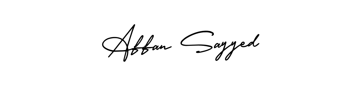 AmerikaSignatureDemo-Regular is a professional signature style that is perfect for those who want to add a touch of class to their signature. It is also a great choice for those who want to make their signature more unique. Get Affan Sayyed name to fancy signature for free. Affan Sayyed signature style 3 images and pictures png