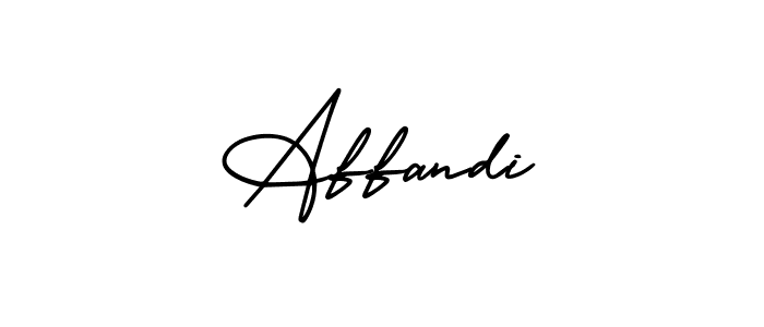 Also we have Affandi name is the best signature style. Create professional handwritten signature collection using AmerikaSignatureDemo-Regular autograph style. Affandi signature style 3 images and pictures png