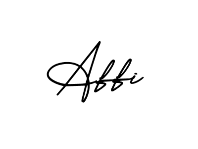 The best way (AmerikaSignatureDemo-Regular) to make a short signature is to pick only two or three words in your name. The name Affi include a total of six letters. For converting this name. Affi signature style 3 images and pictures png