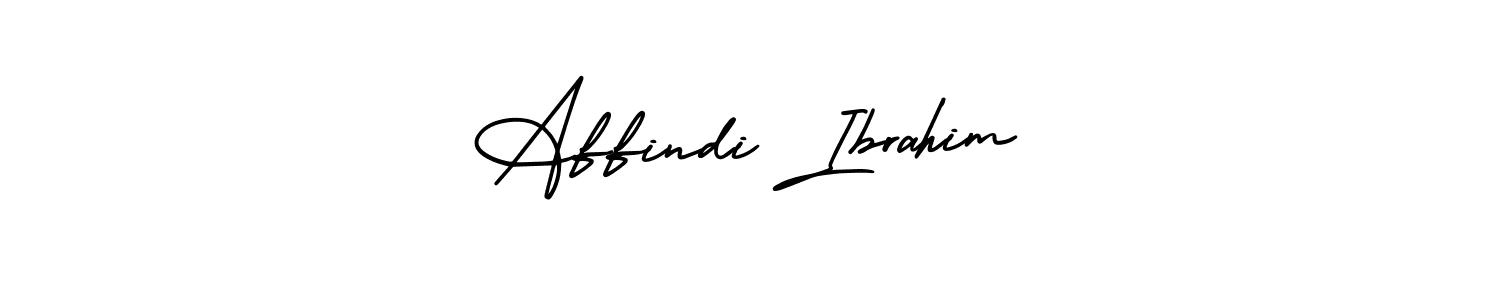 Affindi Ibrahim stylish signature style. Best Handwritten Sign (AmerikaSignatureDemo-Regular) for my name. Handwritten Signature Collection Ideas for my name Affindi Ibrahim. Affindi Ibrahim signature style 3 images and pictures png