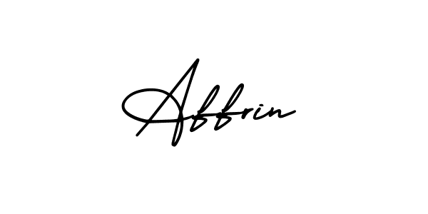 Create a beautiful signature design for name Affrin. With this signature (AmerikaSignatureDemo-Regular) fonts, you can make a handwritten signature for free. Affrin signature style 3 images and pictures png