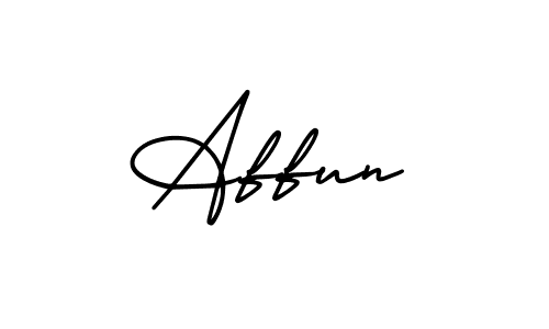 Once you've used our free online signature maker to create your best signature AmerikaSignatureDemo-Regular style, it's time to enjoy all of the benefits that Affun name signing documents. Affun signature style 3 images and pictures png