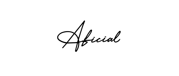 Make a beautiful signature design for name Aficial. Use this online signature maker to create a handwritten signature for free. Aficial signature style 3 images and pictures png