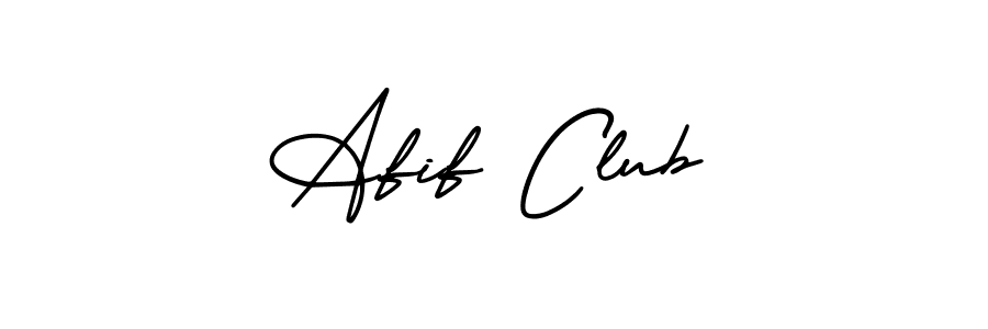 Make a beautiful signature design for name Afif Club. Use this online signature maker to create a handwritten signature for free. Afif Club signature style 3 images and pictures png