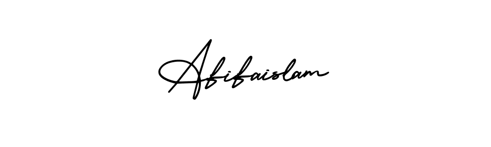 It looks lik you need a new signature style for name Afifaislam. Design unique handwritten (AmerikaSignatureDemo-Regular) signature with our free signature maker in just a few clicks. Afifaislam signature style 3 images and pictures png