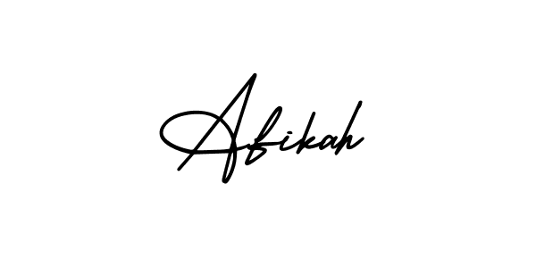 Also You can easily find your signature by using the search form. We will create Afikah name handwritten signature images for you free of cost using AmerikaSignatureDemo-Regular sign style. Afikah signature style 3 images and pictures png