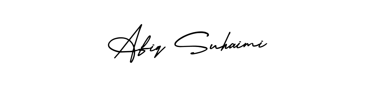How to make Afiq Suhaimi signature? AmerikaSignatureDemo-Regular is a professional autograph style. Create handwritten signature for Afiq Suhaimi name. Afiq Suhaimi signature style 3 images and pictures png