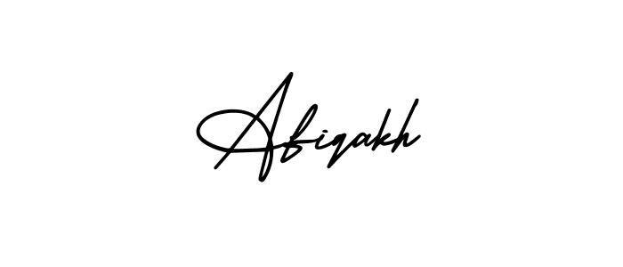 Make a beautiful signature design for name Afiqakh. Use this online signature maker to create a handwritten signature for free. Afiqakh signature style 3 images and pictures png
