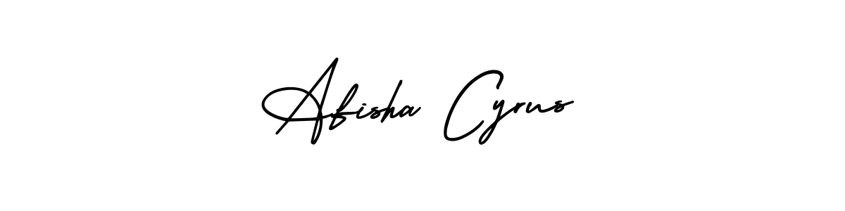 Use a signature maker to create a handwritten signature online. With this signature software, you can design (AmerikaSignatureDemo-Regular) your own signature for name Afisha Cyrus. Afisha Cyrus signature style 3 images and pictures png