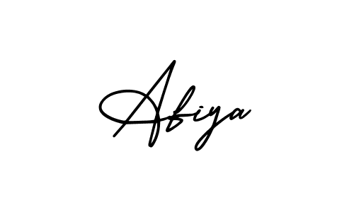 This is the best signature style for the Afiya name. Also you like these signature font (AmerikaSignatureDemo-Regular). Mix name signature. Afiya signature style 3 images and pictures png