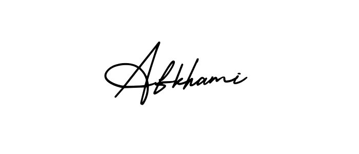 Make a short Afkhami signature style. Manage your documents anywhere anytime using AmerikaSignatureDemo-Regular. Create and add eSignatures, submit forms, share and send files easily. Afkhami signature style 3 images and pictures png