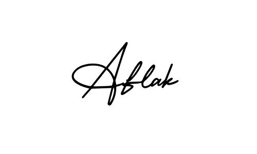 You should practise on your own different ways (AmerikaSignatureDemo-Regular) to write your name (Aflak) in signature. don't let someone else do it for you. Aflak signature style 3 images and pictures png