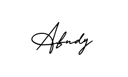 Use a signature maker to create a handwritten signature online. With this signature software, you can design (AmerikaSignatureDemo-Regular) your own signature for name Afndy. Afndy signature style 3 images and pictures png