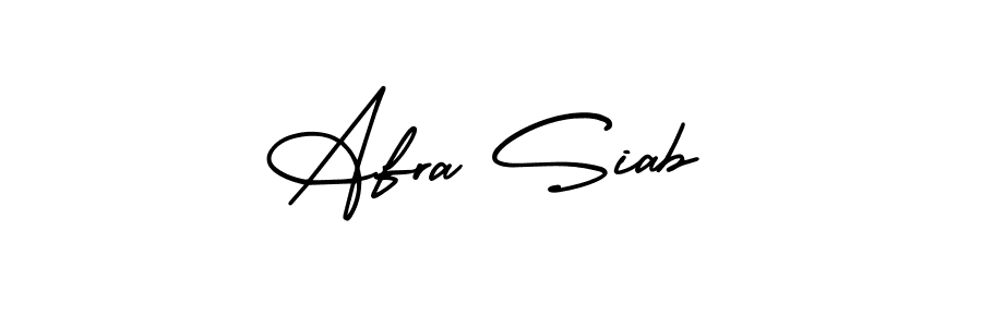 Make a beautiful signature design for name Afra Siab. With this signature (AmerikaSignatureDemo-Regular) style, you can create a handwritten signature for free. Afra Siab signature style 3 images and pictures png