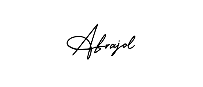 Make a beautiful signature design for name Afrajol. With this signature (AmerikaSignatureDemo-Regular) style, you can create a handwritten signature for free. Afrajol signature style 3 images and pictures png