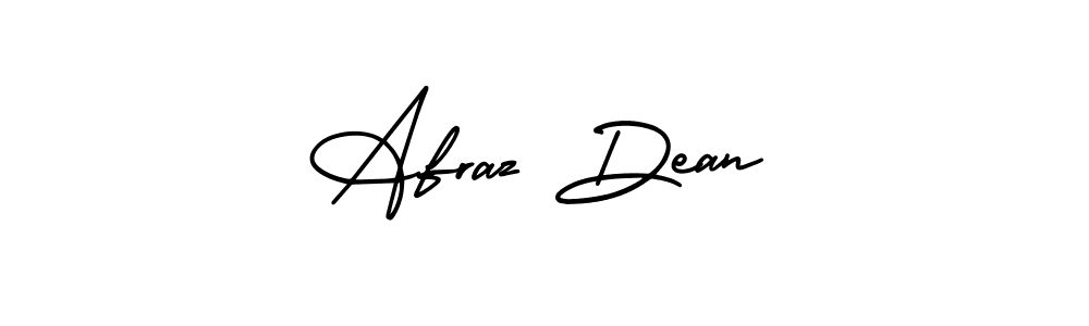 Also You can easily find your signature by using the search form. We will create Afraz Dean name handwritten signature images for you free of cost using AmerikaSignatureDemo-Regular sign style. Afraz Dean signature style 3 images and pictures png
