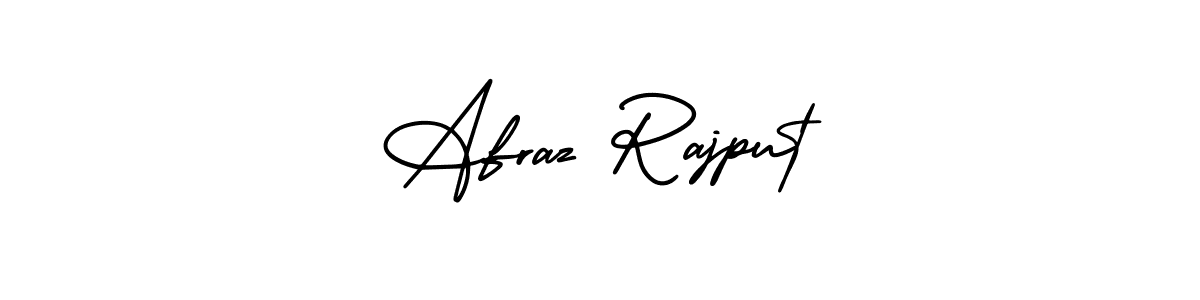 How to make Afraz Rajput name signature. Use AmerikaSignatureDemo-Regular style for creating short signs online. This is the latest handwritten sign. Afraz Rajput signature style 3 images and pictures png