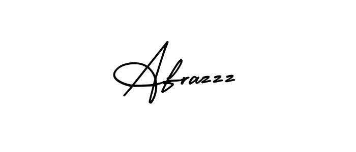 Design your own signature with our free online signature maker. With this signature software, you can create a handwritten (AmerikaSignatureDemo-Regular) signature for name Afrazzz. Afrazzz signature style 3 images and pictures png
