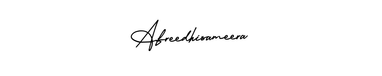 How to Draw Afreedhisameera signature style? AmerikaSignatureDemo-Regular is a latest design signature styles for name Afreedhisameera. Afreedhisameera signature style 3 images and pictures png