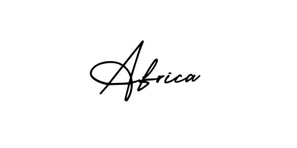 Africa stylish signature style. Best Handwritten Sign (AmerikaSignatureDemo-Regular) for my name. Handwritten Signature Collection Ideas for my name Africa. Africa signature style 3 images and pictures png