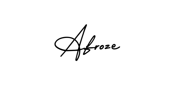 How to make Afroze signature? AmerikaSignatureDemo-Regular is a professional autograph style. Create handwritten signature for Afroze name. Afroze signature style 3 images and pictures png