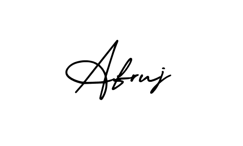 Design your own signature with our free online signature maker. With this signature software, you can create a handwritten (AmerikaSignatureDemo-Regular) signature for name Afruj. Afruj signature style 3 images and pictures png