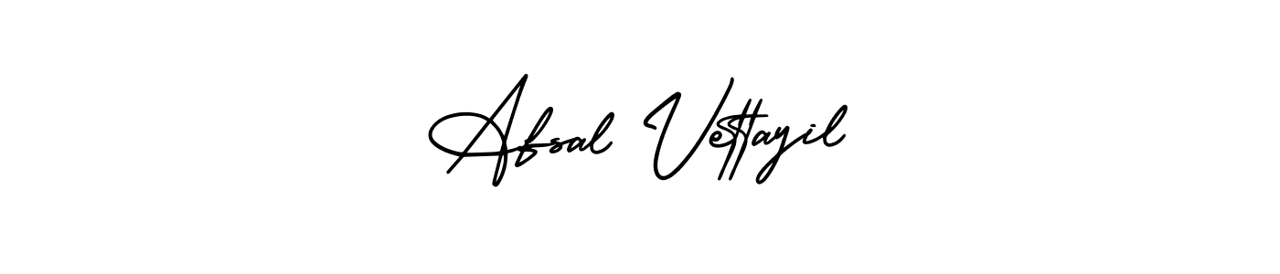 How to make Afsal Vettayil name signature. Use AmerikaSignatureDemo-Regular style for creating short signs online. This is the latest handwritten sign. Afsal Vettayil signature style 3 images and pictures png
