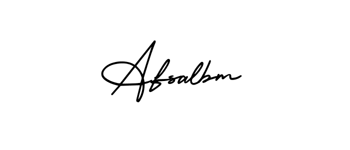 Similarly AmerikaSignatureDemo-Regular is the best handwritten signature design. Signature creator online .You can use it as an online autograph creator for name Afsalbm. Afsalbm signature style 3 images and pictures png