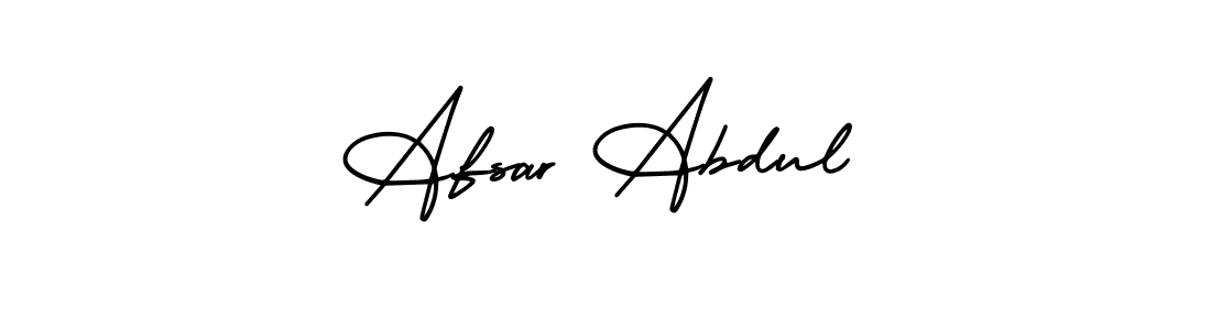 Also You can easily find your signature by using the search form. We will create Afsar Abdul name handwritten signature images for you free of cost using AmerikaSignatureDemo-Regular sign style. Afsar Abdul signature style 3 images and pictures png