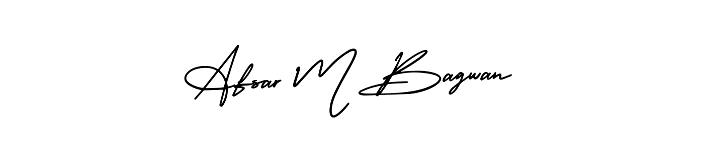 Design your own signature with our free online signature maker. With this signature software, you can create a handwritten (AmerikaSignatureDemo-Regular) signature for name Afsar M Bagwan. Afsar M Bagwan signature style 3 images and pictures png