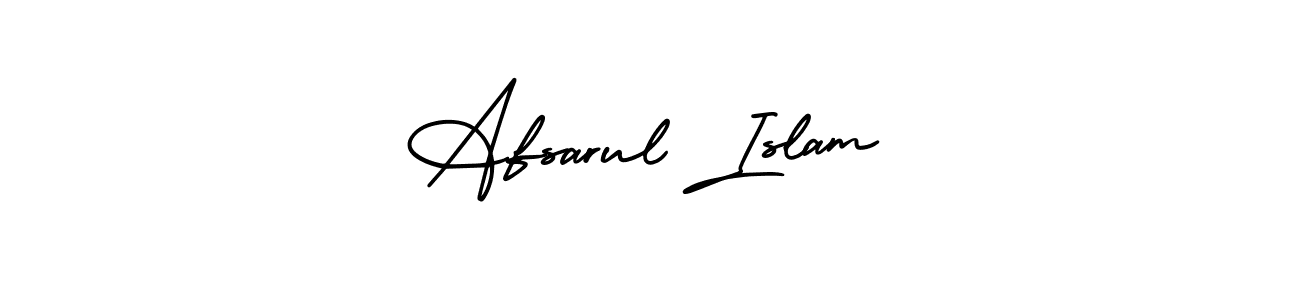 How to make Afsarul Islam signature? AmerikaSignatureDemo-Regular is a professional autograph style. Create handwritten signature for Afsarul Islam name. Afsarul Islam signature style 3 images and pictures png