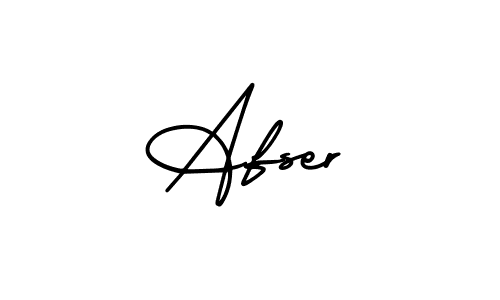 Make a beautiful signature design for name Afser. Use this online signature maker to create a handwritten signature for free. Afser signature style 3 images and pictures png