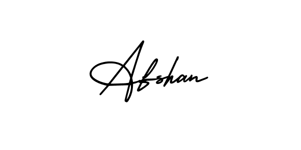 Make a beautiful signature design for name Afshan. Use this online signature maker to create a handwritten signature for free. Afshan signature style 3 images and pictures png