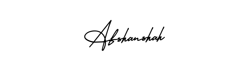 Make a beautiful signature design for name Afshanshah. Use this online signature maker to create a handwritten signature for free. Afshanshah signature style 3 images and pictures png