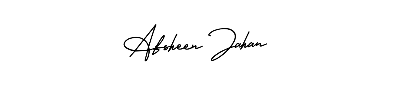 Make a beautiful signature design for name Afsheen Jahan. Use this online signature maker to create a handwritten signature for free. Afsheen Jahan signature style 3 images and pictures png