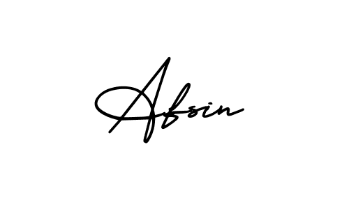 This is the best signature style for the Afsin name. Also you like these signature font (AmerikaSignatureDemo-Regular). Mix name signature. Afsin signature style 3 images and pictures png