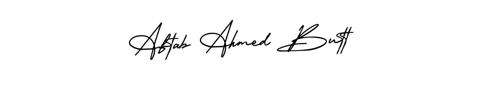 How to make Aftab Ahmed Butt signature? AmerikaSignatureDemo-Regular is a professional autograph style. Create handwritten signature for Aftab Ahmed Butt name. Aftab Ahmed Butt signature style 3 images and pictures png