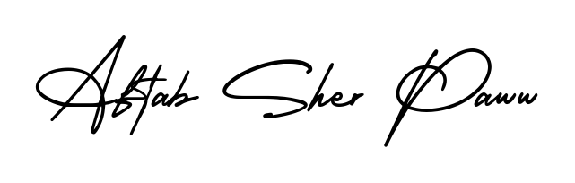 AmerikaSignatureDemo-Regular is a professional signature style that is perfect for those who want to add a touch of class to their signature. Get Aftab Sher Paww name fancy signature for free. Aftab Sher Paww signature style 3 images and pictures png
