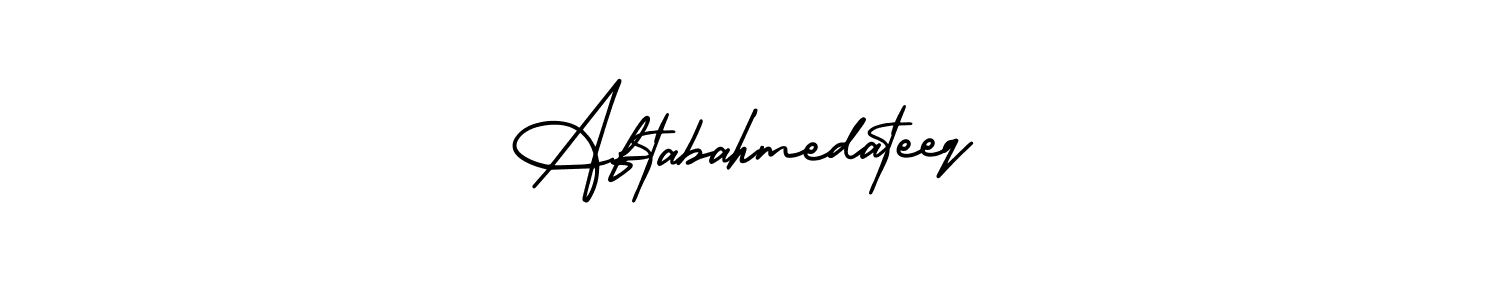 Aftabahmedateeq stylish signature style. Best Handwritten Sign (AmerikaSignatureDemo-Regular) for my name. Handwritten Signature Collection Ideas for my name Aftabahmedateeq. Aftabahmedateeq signature style 3 images and pictures png