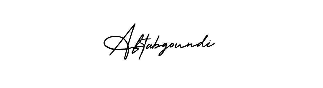 Use a signature maker to create a handwritten signature online. With this signature software, you can design (AmerikaSignatureDemo-Regular) your own signature for name Aftabgoundi. Aftabgoundi signature style 3 images and pictures png