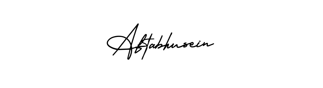 Also we have Aftabhusein name is the best signature style. Create professional handwritten signature collection using AmerikaSignatureDemo-Regular autograph style. Aftabhusein signature style 3 images and pictures png