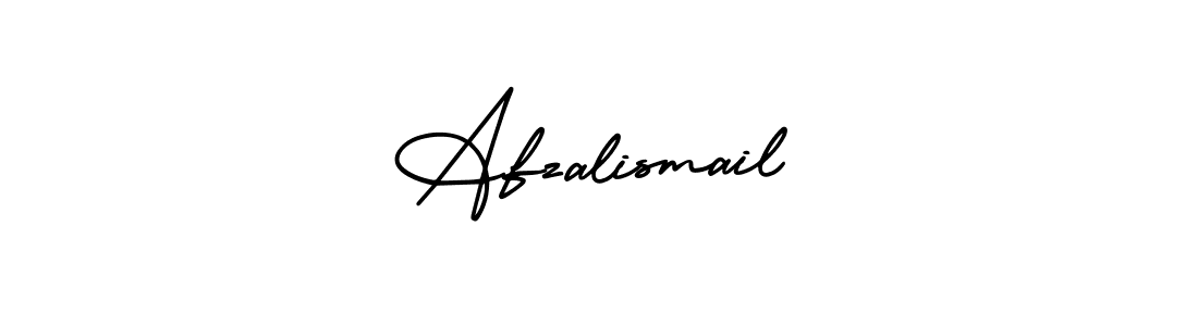 How to make Afzalismail name signature. Use AmerikaSignatureDemo-Regular style for creating short signs online. This is the latest handwritten sign. Afzalismail signature style 3 images and pictures png