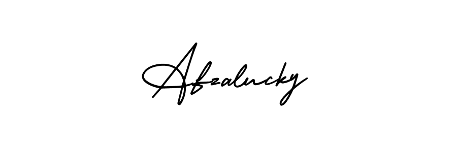 It looks lik you need a new signature style for name Afzalucky. Design unique handwritten (AmerikaSignatureDemo-Regular) signature with our free signature maker in just a few clicks. Afzalucky signature style 3 images and pictures png