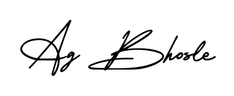 Also You can easily find your signature by using the search form. We will create Ag Bhosle name handwritten signature images for you free of cost using AmerikaSignatureDemo-Regular sign style. Ag Bhosle signature style 3 images and pictures png